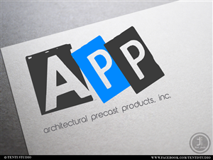 Logo Design by Tenti Studio for Architectural Precast Products, Inc.  | Design: #3675885