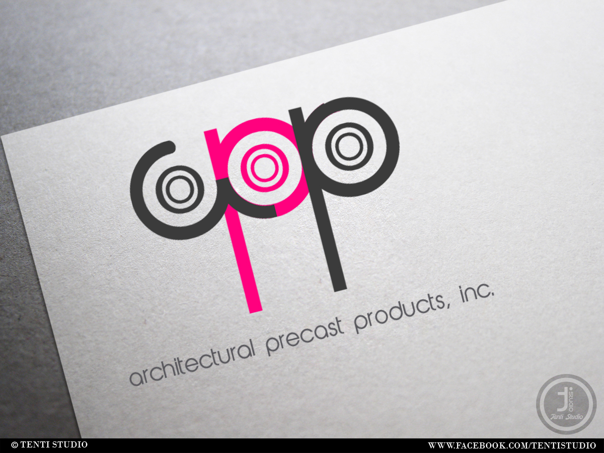 Logo Design by Tenti Studio for Architectural Precast Products, Inc.  | Design #3675971