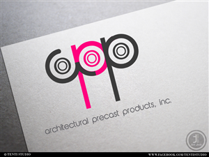 Logo Design by Tenti Studio for Architectural Precast Products, Inc.  | Design: #3675971