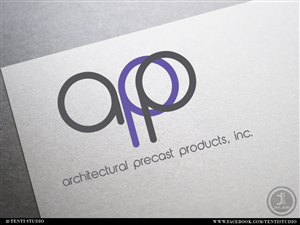 Logo Design by Tenti Studio for Architectural Precast Products, Inc.  | Design: #3675981