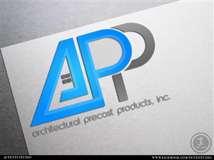 Logo Design by Tenti Studio for Architectural Precast Products, Inc.  | Design: #3683625
