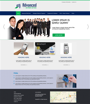 Web-Design von GlobalTech für Advanced Merchant Services | Design: #3686698