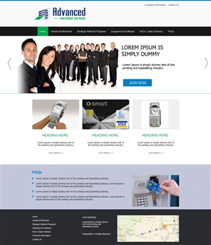 Web-Design von GlobalTech für Advanced Merchant Services | Design: #3686699