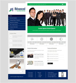 Web-Design von GlobalTech für Advanced Merchant Services | Design: #3687135