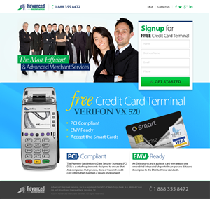 Web Design by sd2 for Advanced Merchant Services | Design #3675048