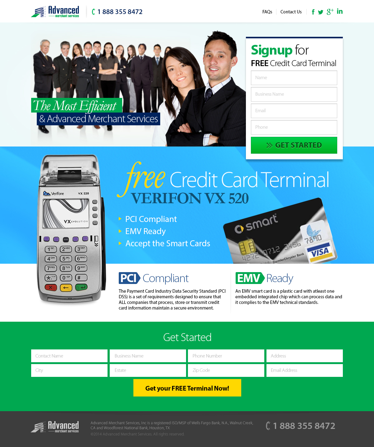 Web Design by sd2 for Advanced Merchant Services | Design #3712297