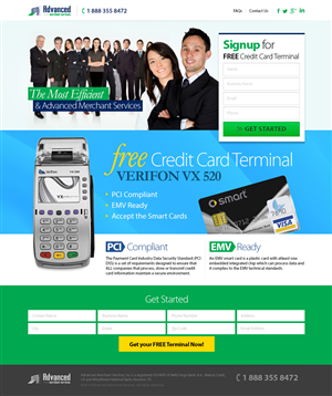 Web Design by sd2 for Advanced Merchant Services | Design: #3712297