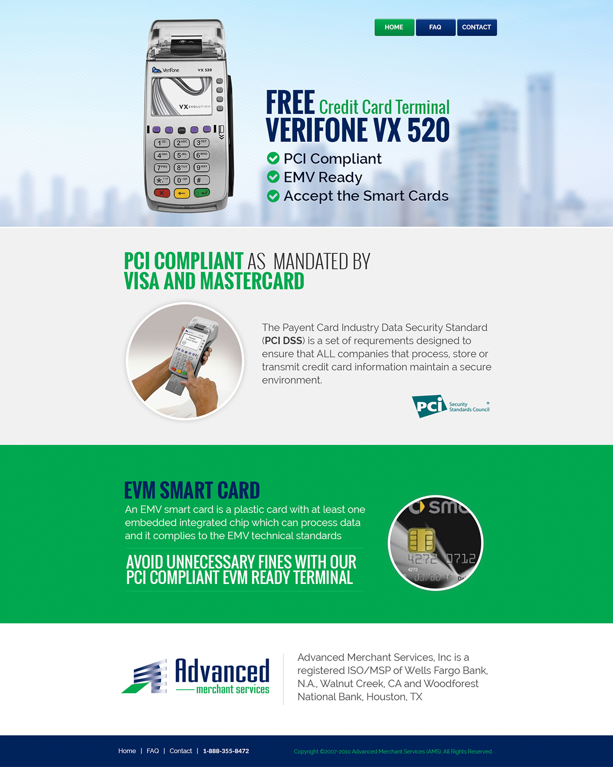 Diseño Web por SJ para Advanced Merchant Services | Diseño #3672967