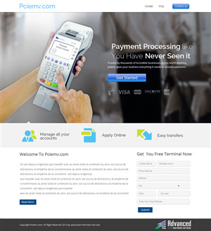Web Design by OM for Advanced Merchant Services | Design: #3682240