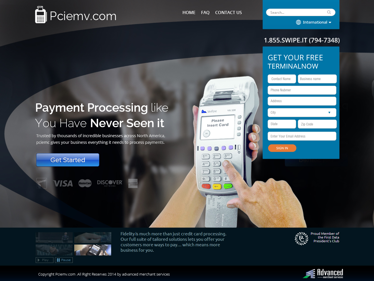 Web Design par OM pour Advanced Merchant Services | Design #3682247