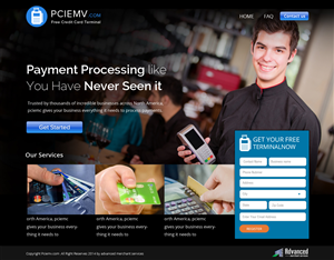 Web-Design von OM für Advanced Merchant Services | Design: #3682287