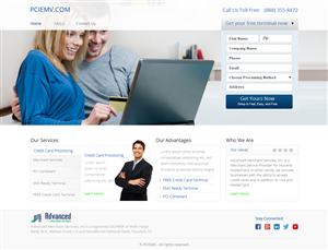 Web-Design von OM für Advanced Merchant Services | Design: #3682411