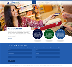 Web-Design von OM für Advanced Merchant Services | Design: #3682413