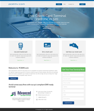 Web-Design von OM für Advanced Merchant Services | Design: #3682428