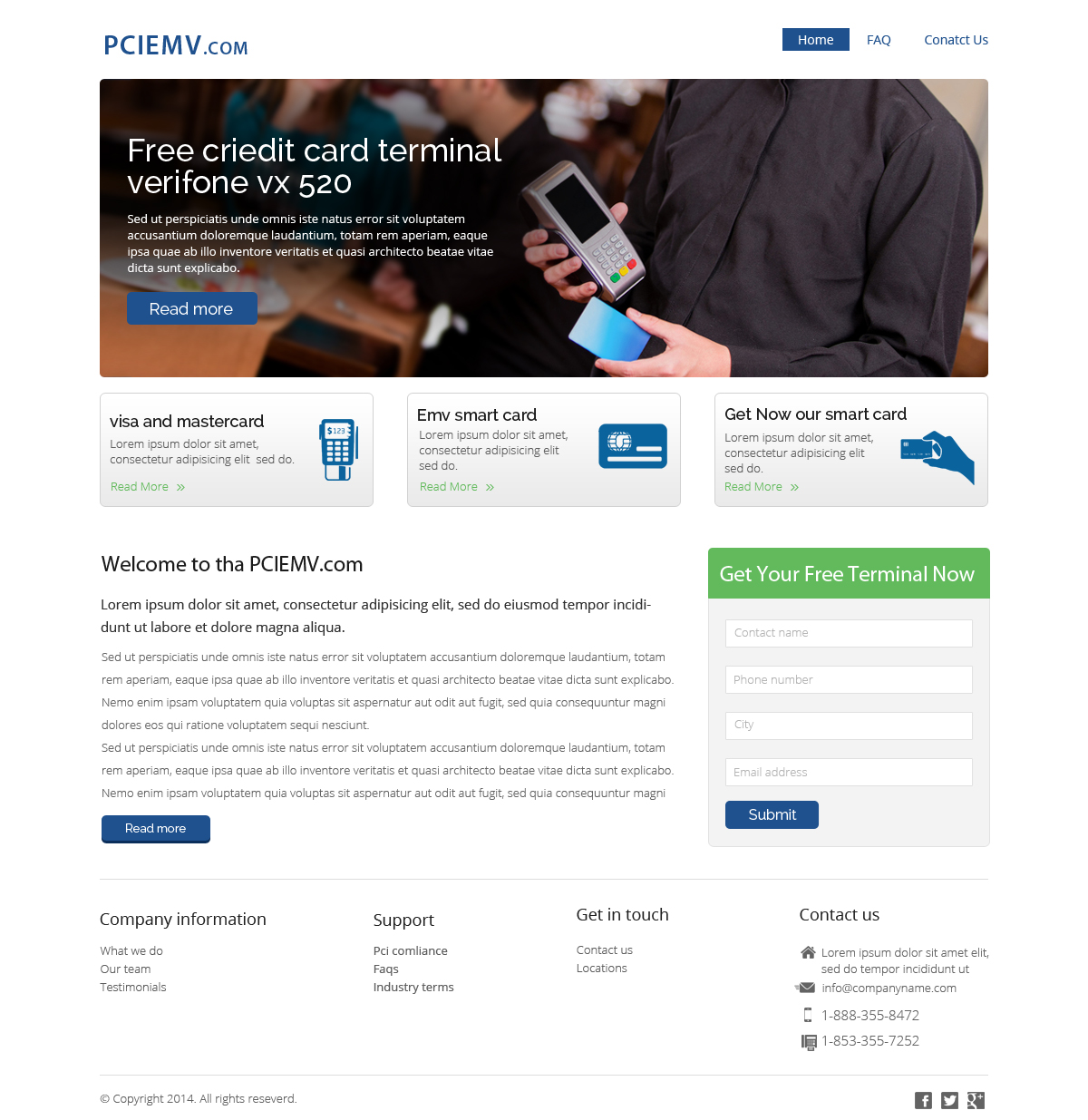 Web Design par OM pour Advanced Merchant Services | Design #3682434