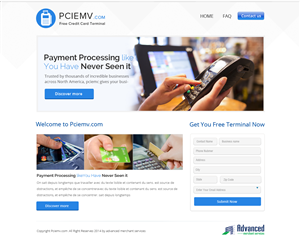 Web-Design von OM für Advanced Merchant Services | Design: #3691033