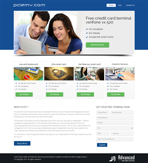 Web-Design von OM für Advanced Merchant Services | Design: #3691051