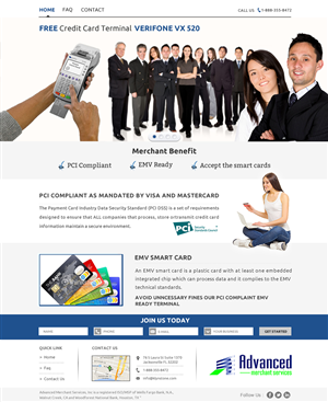 Web-Design von Sbss für Advanced Merchant Services | Design: #3682800