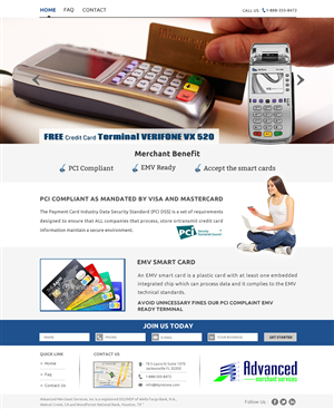 Web-Design von Sbss für Advanced Merchant Services | Design: #3682804