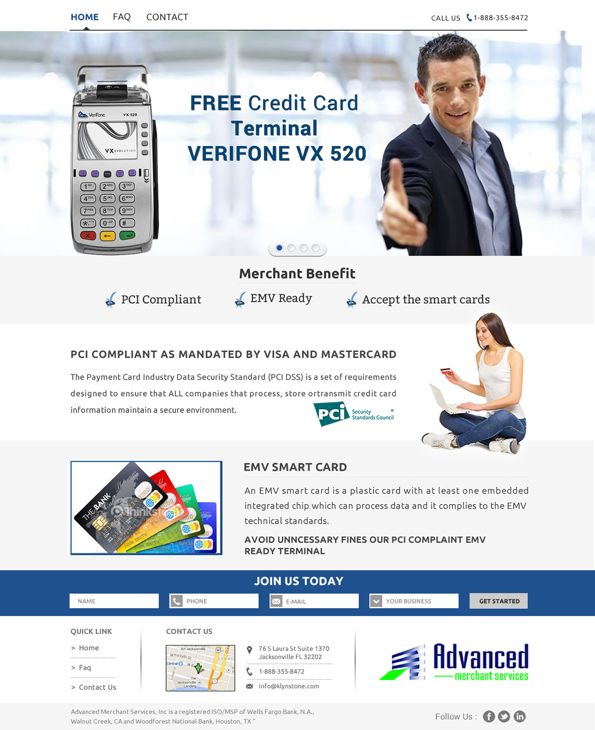 Web Design by Sbss for Advanced Merchant Services | Design #3682808