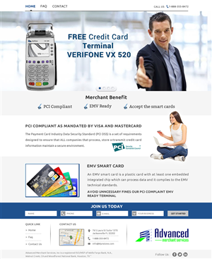 Web-Design von Sbss für Advanced Merchant Services | Design: #3682808