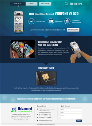Web-Design von Sbss für Advanced Merchant Services | Design: #3682835