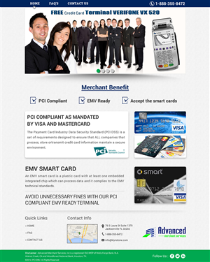 Web-Design von Sbss für Advanced Merchant Services | Design: #3682846