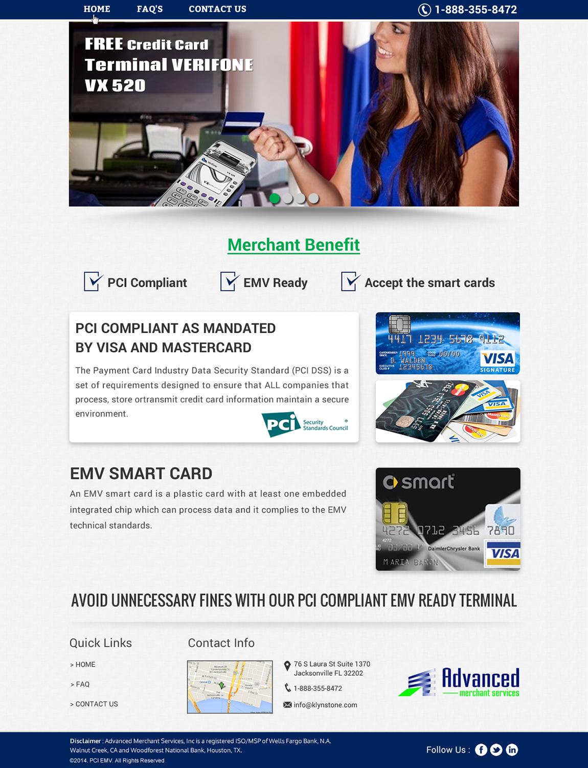 Web Design par Sbss pour Advanced Merchant Services | Design #3682865