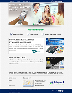 Web-Design von Sbss für Advanced Merchant Services | Design: #3682870