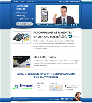 Web Design by Sbss for Advanced Merchant Services | Design: #3682902