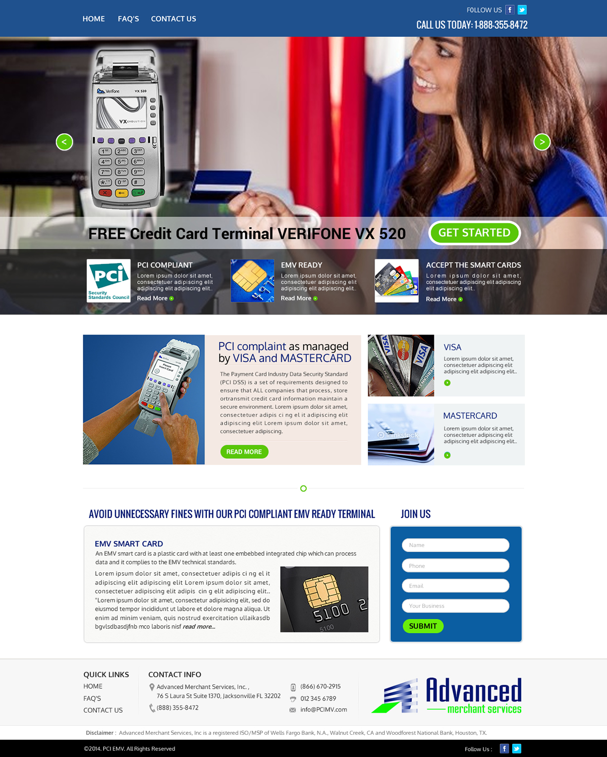 Web-Design von Sbss für Advanced Merchant Services | Design #3682912