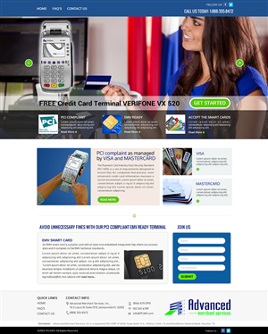 Web Design by Sbss for Advanced Merchant Services | Design: #3682912