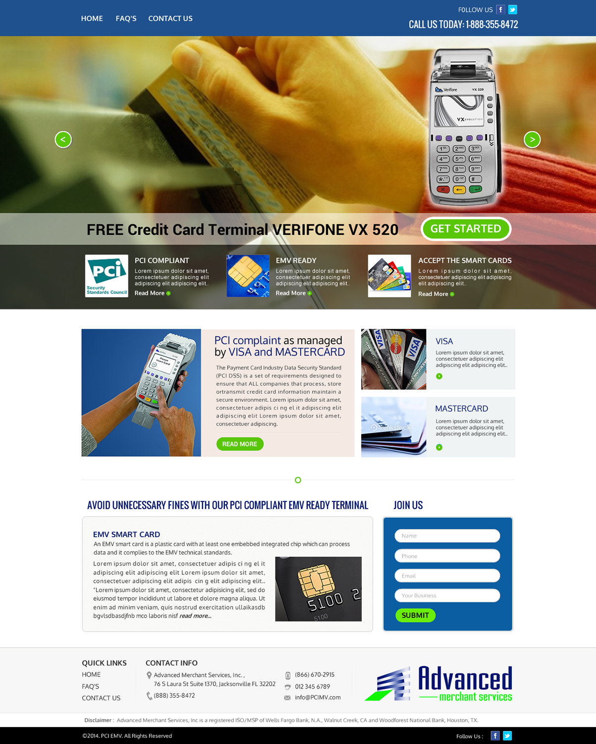 Web-Design von Sbss für Advanced Merchant Services | Design #3682913