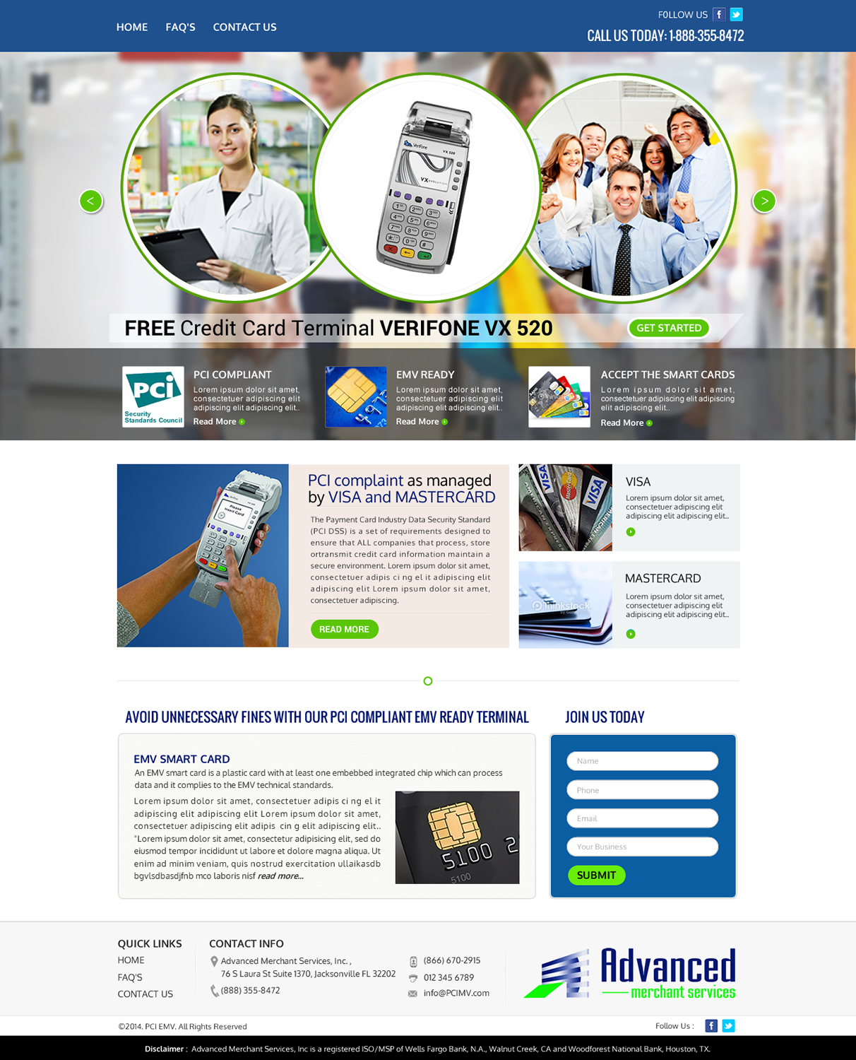 Web-Design von Sbss für Advanced Merchant Services | Design #3682918