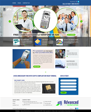 Web Design by Sbss for Advanced Merchant Services | Design: #3682918