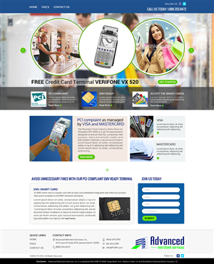 Web Design by Sbss for Advanced Merchant Services | Design: #3682921
