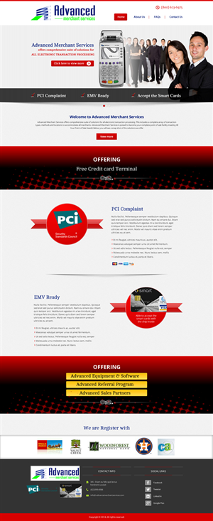 Web-Design von Behriatech für Advanced Merchant Services | Design: #3682464