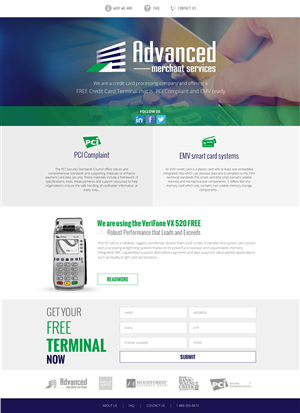 Web-Design von Behriatech für Advanced Merchant Services | Design: #3686946