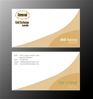 Business Card Design by atif for this project | Design #981083
