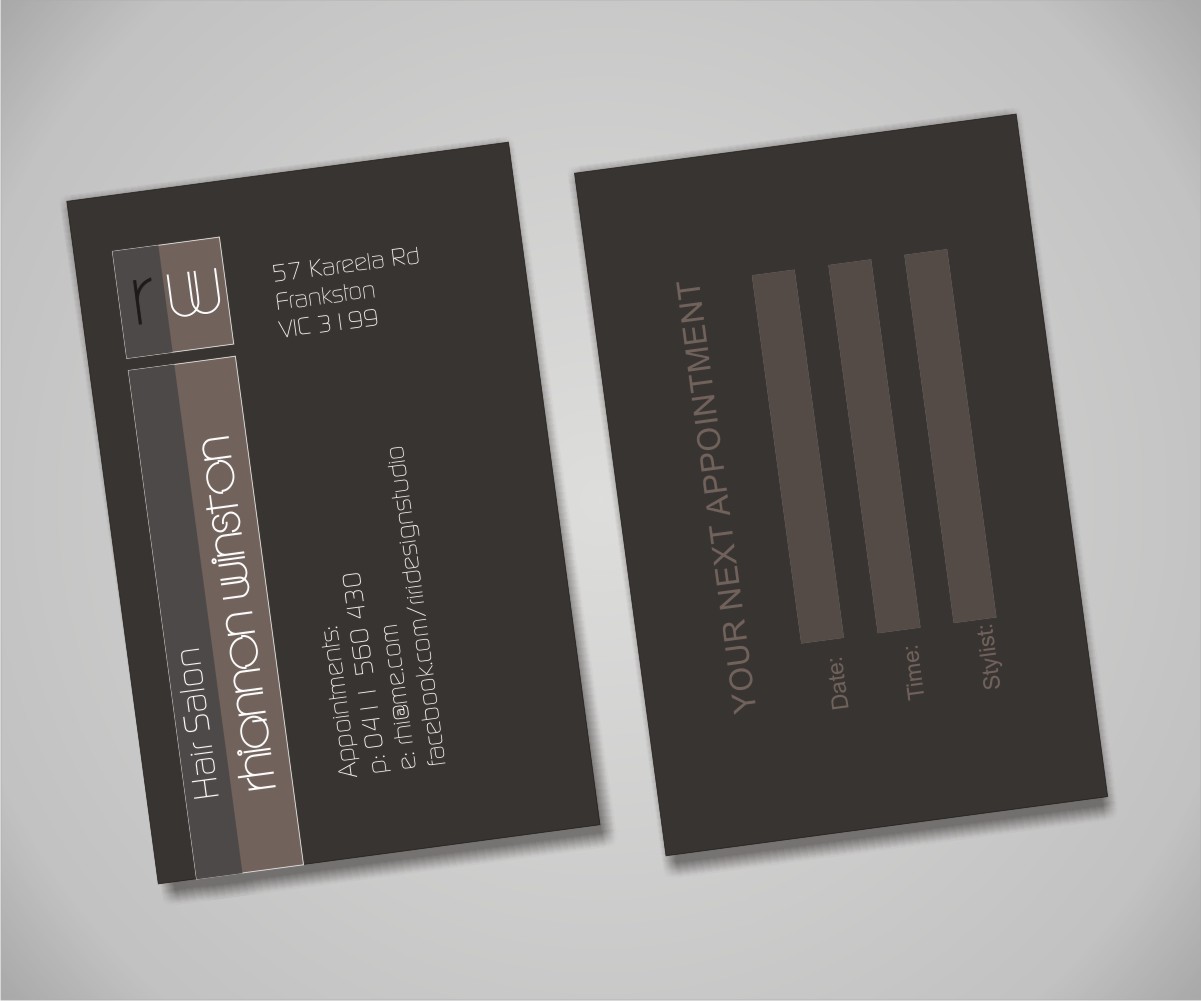 Diseño de Tarjeta de Presentación por Tamriko para este proyecto | Diseño #3659905