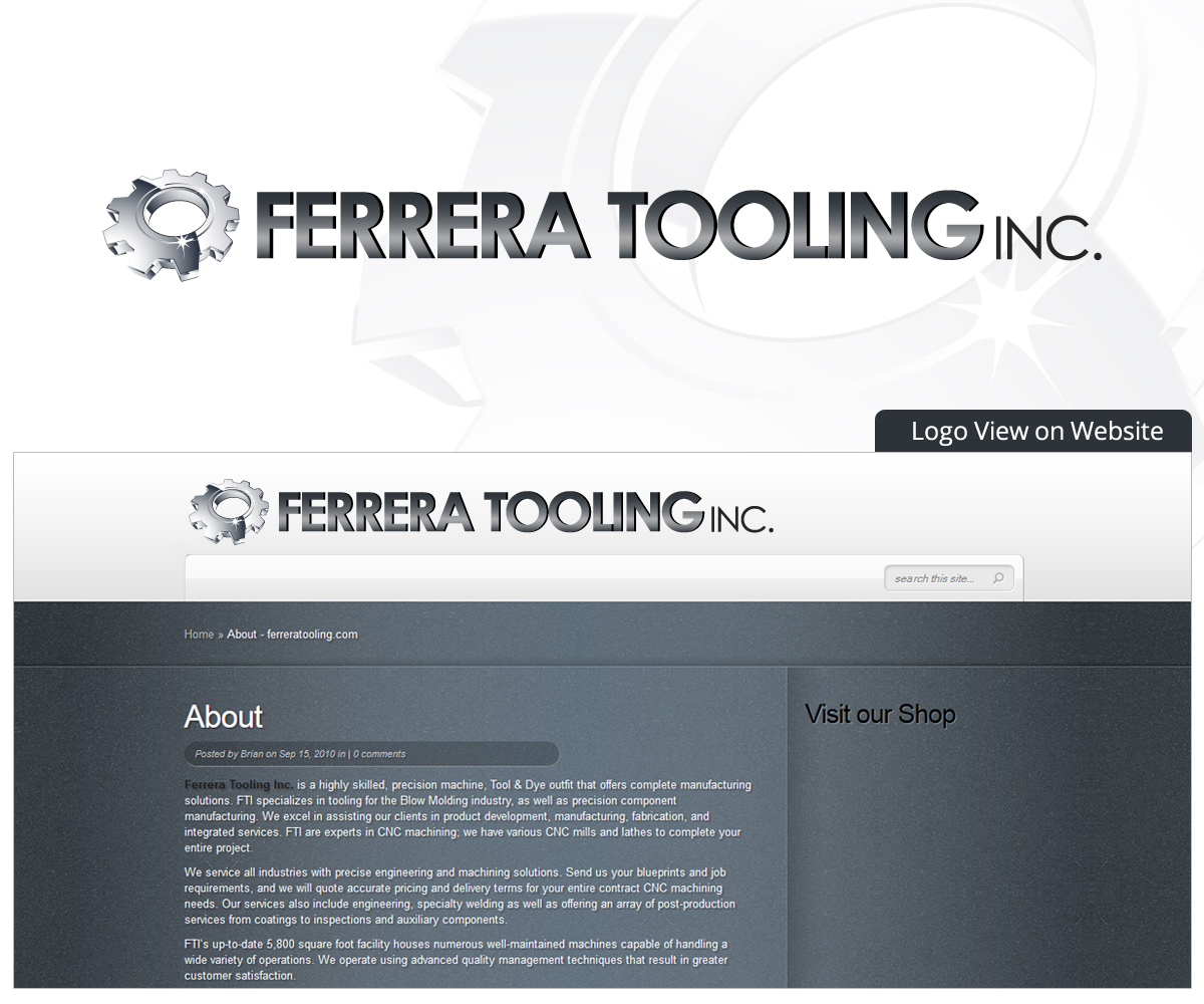 Logo-Design von Motionblur Grafix für Ferrera Tooling Inc. | Design #3767363