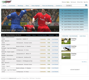 Web Design by Bharat Pixel for Chatscores | Design: #105004