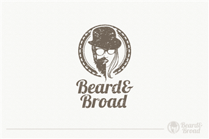 Beard & Broad, or Beard Broad, or Beard and Broad | Logo Design by Ell Doe