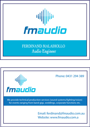 Business Card Design by SHRAVAN D.S