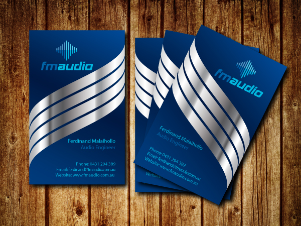 Business Card Design by A DESIGN FOR YOU for FM Audio | Design #104362