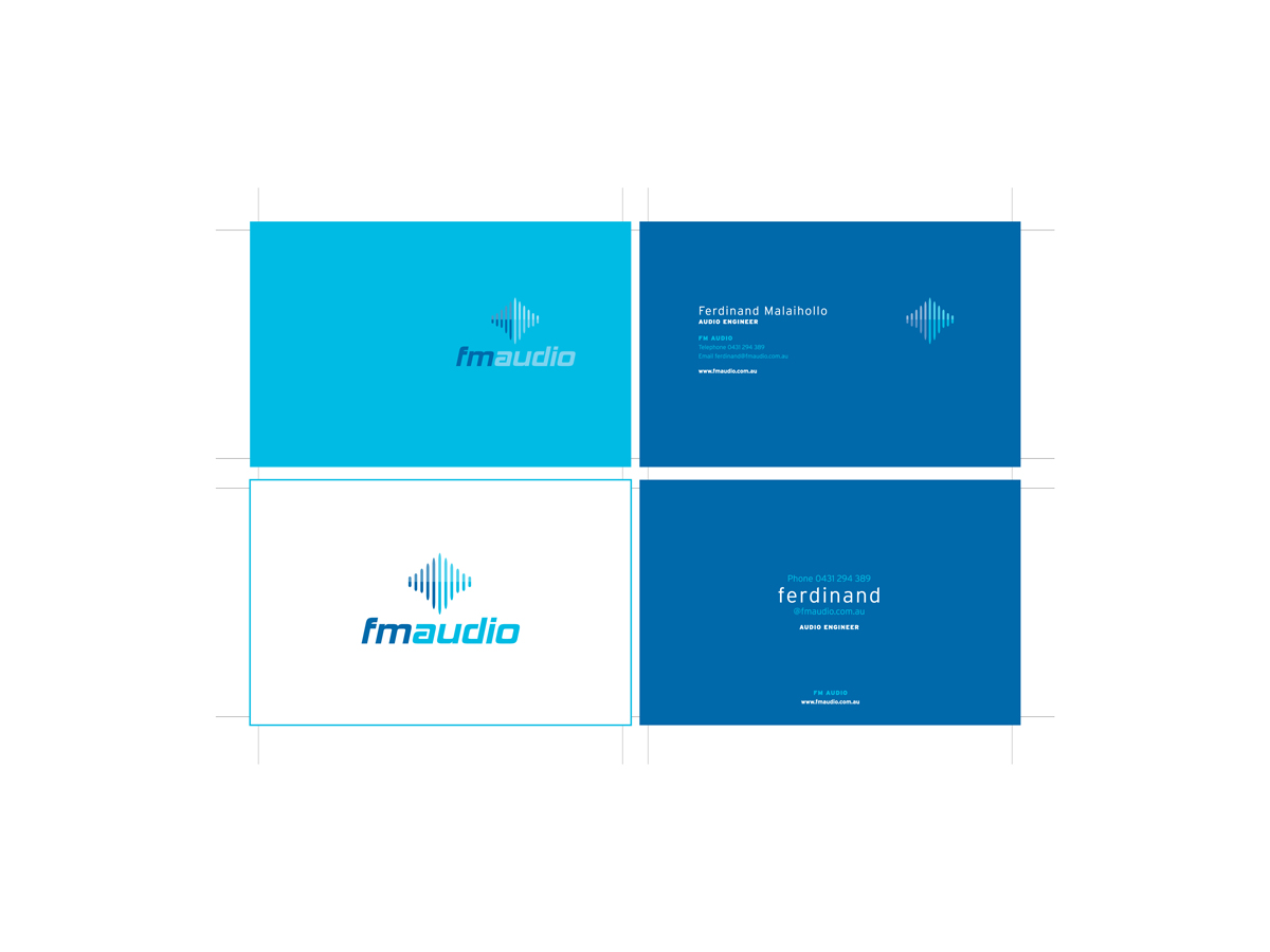 Visitenkarten-Design von Raygun Industries für FM Audio | Design #99981