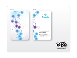 Business Card Design by MDS - bonusplusdesign.com for FM Audio | Design: #100065