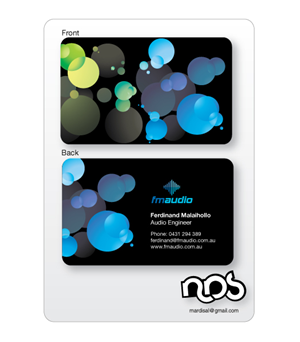 Business Card Design by MDS - bonusplusdesign.com for FM Audio | Design: #100068