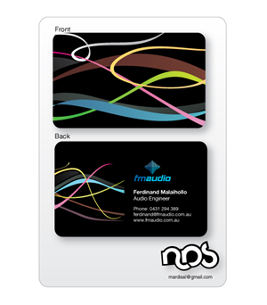 Business Card Design by MDS - bonusplusdesign.com for FM Audio | Design: #100069