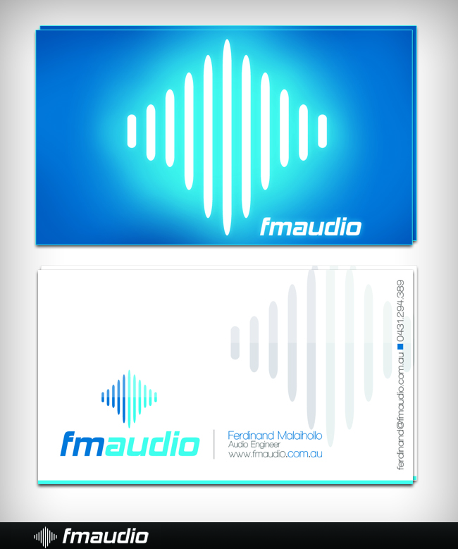 Business Card Design by Imajin Studios for FM Audio | Design #100028